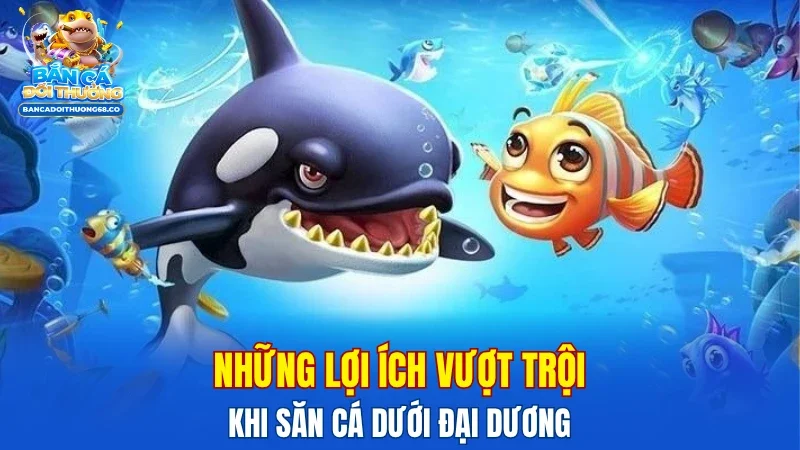 Những lợi ích vượt trội khi săn cá dưới đại dương